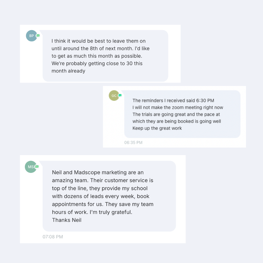 School owner testimonial