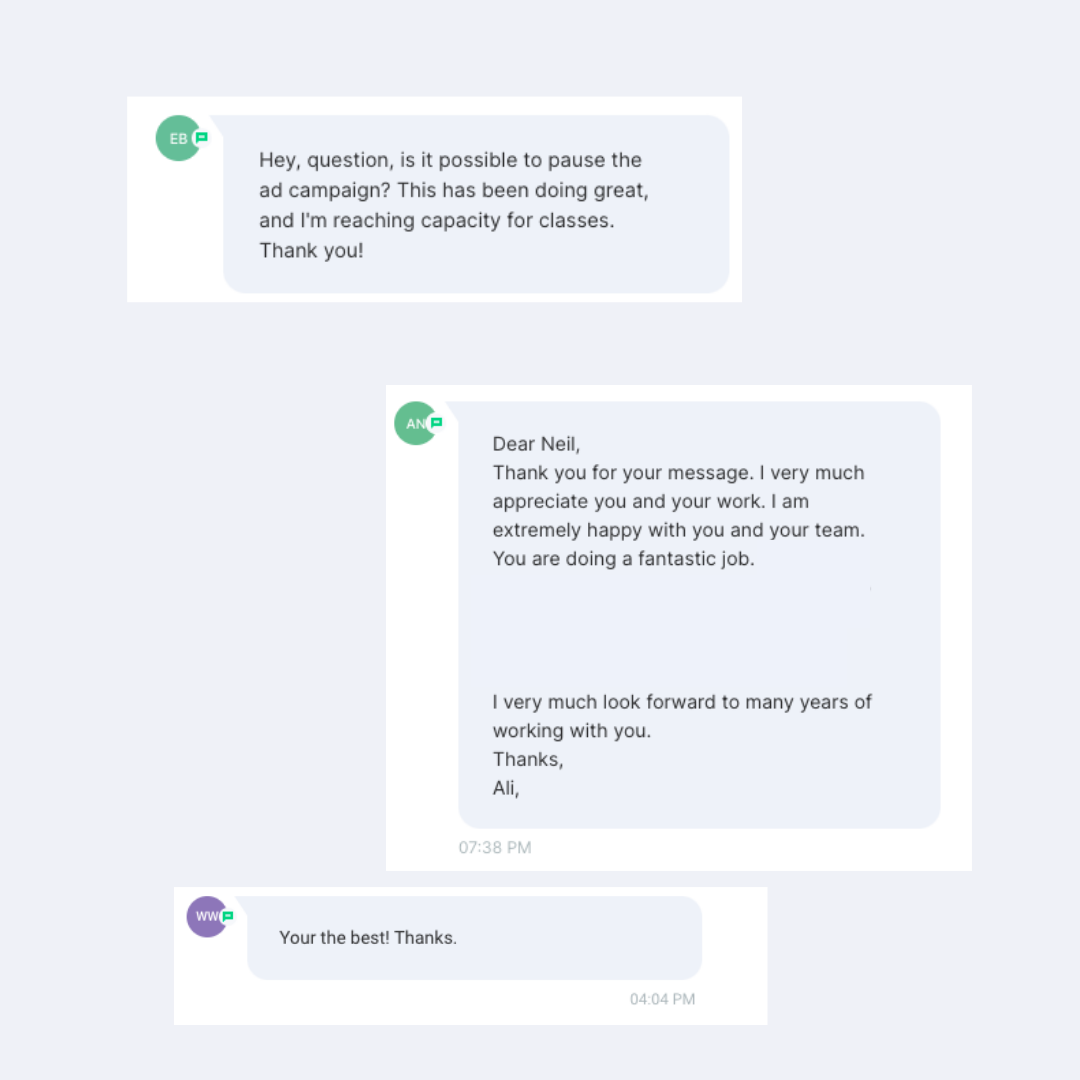 School owner testimonial