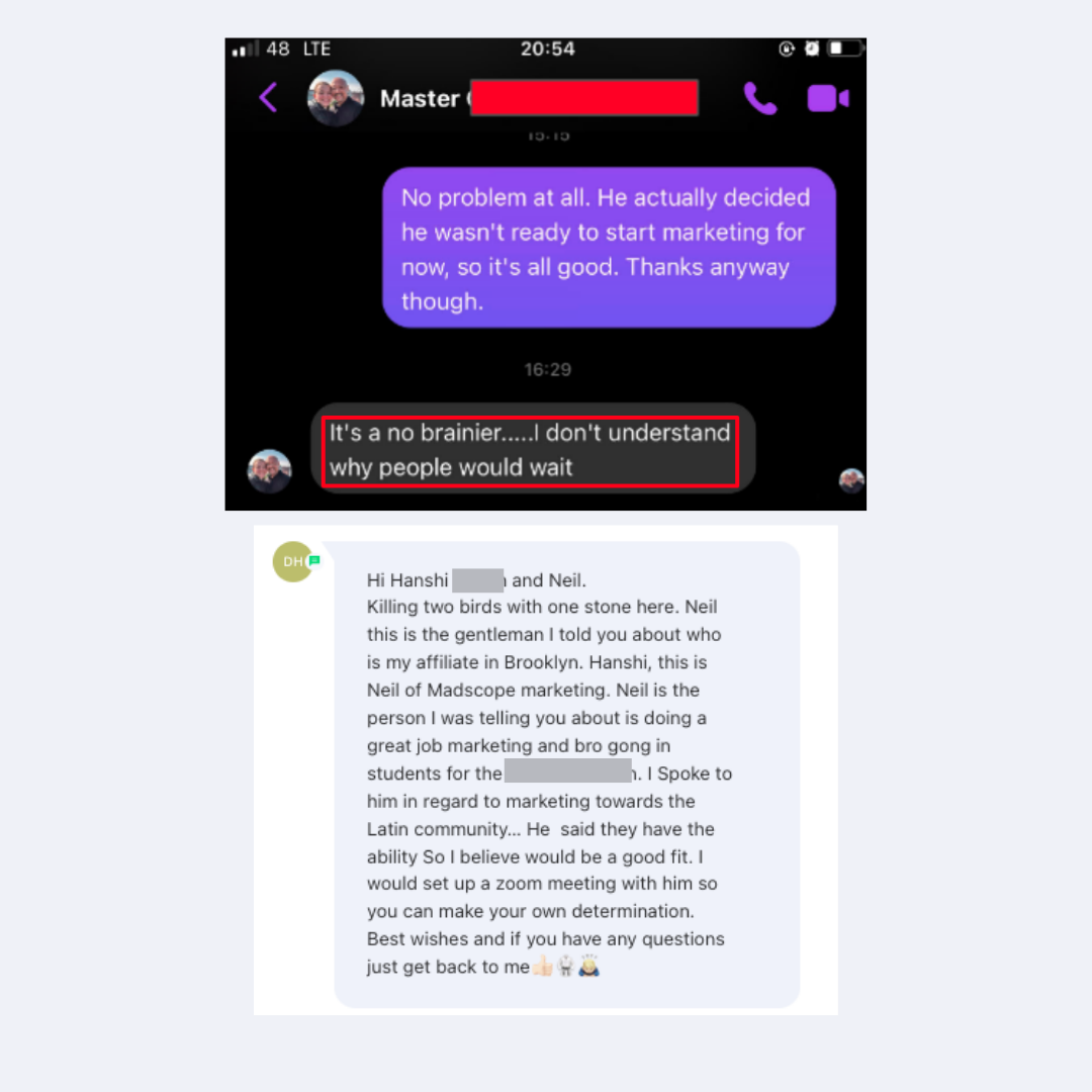 School owner testimonial