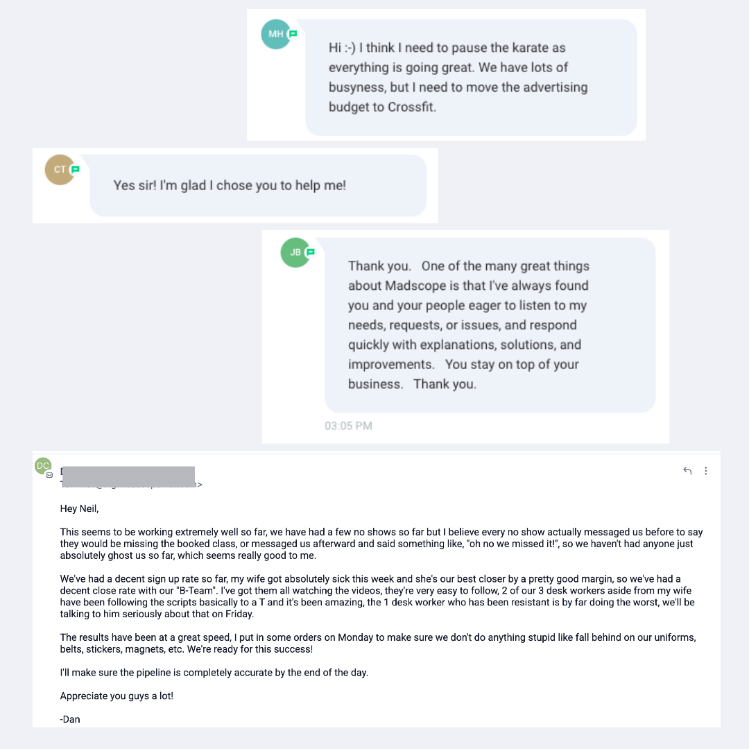 School owner testimonial