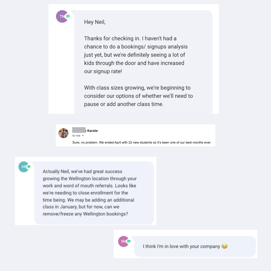 School owner testimonial