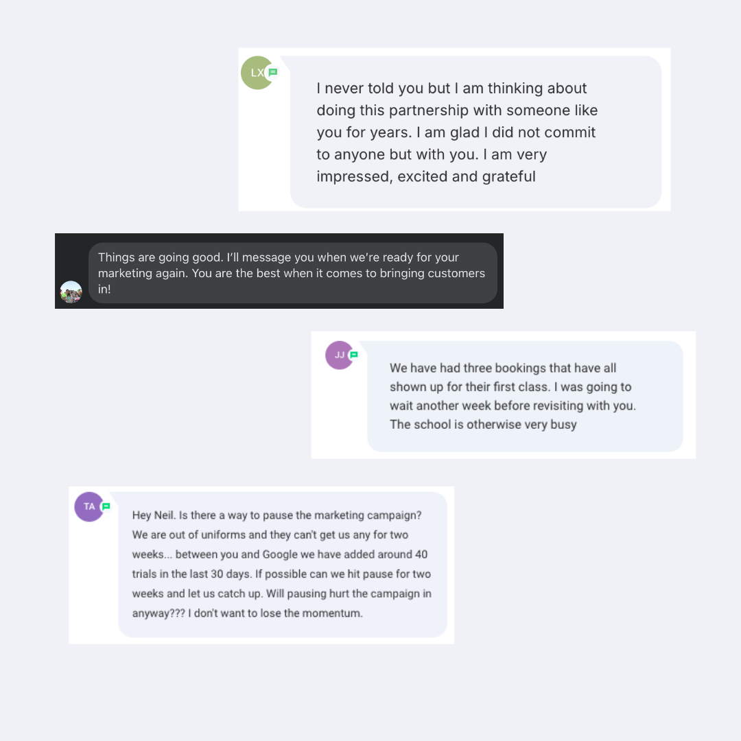 School owner testimonial