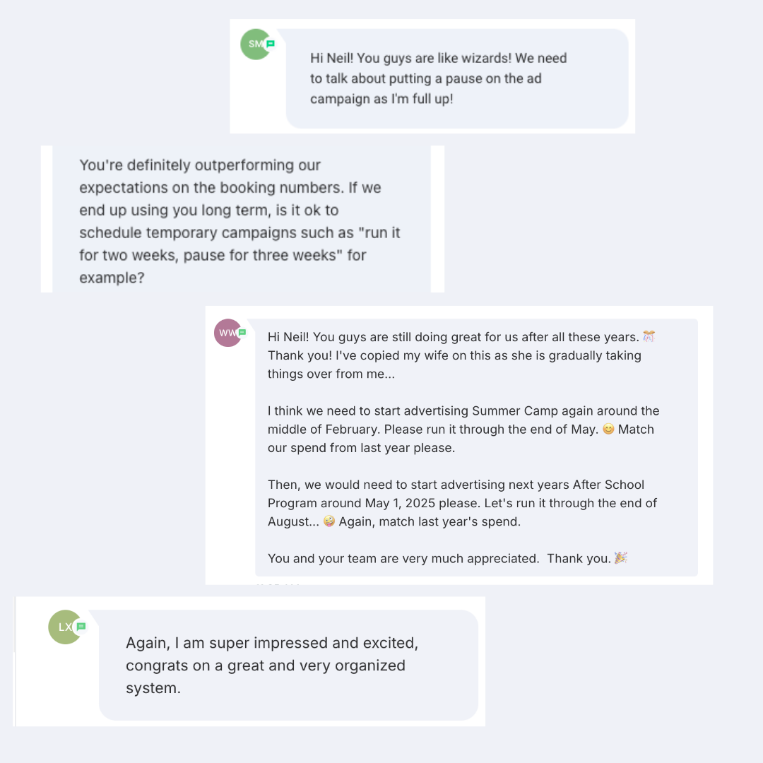 School owner testimonial